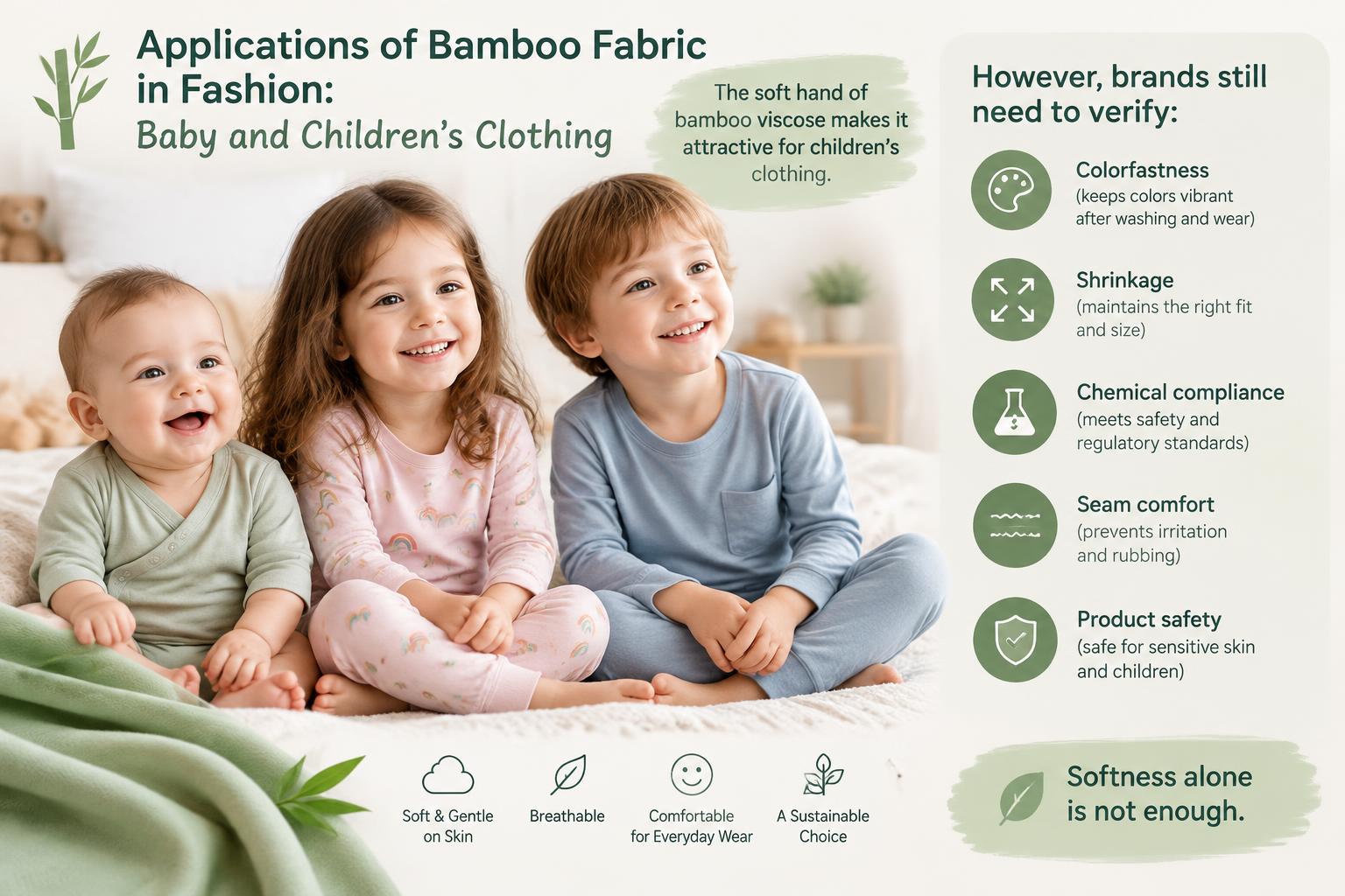 Applications of Bamboo Fabric in Fashion Baby and Childrens Clothing