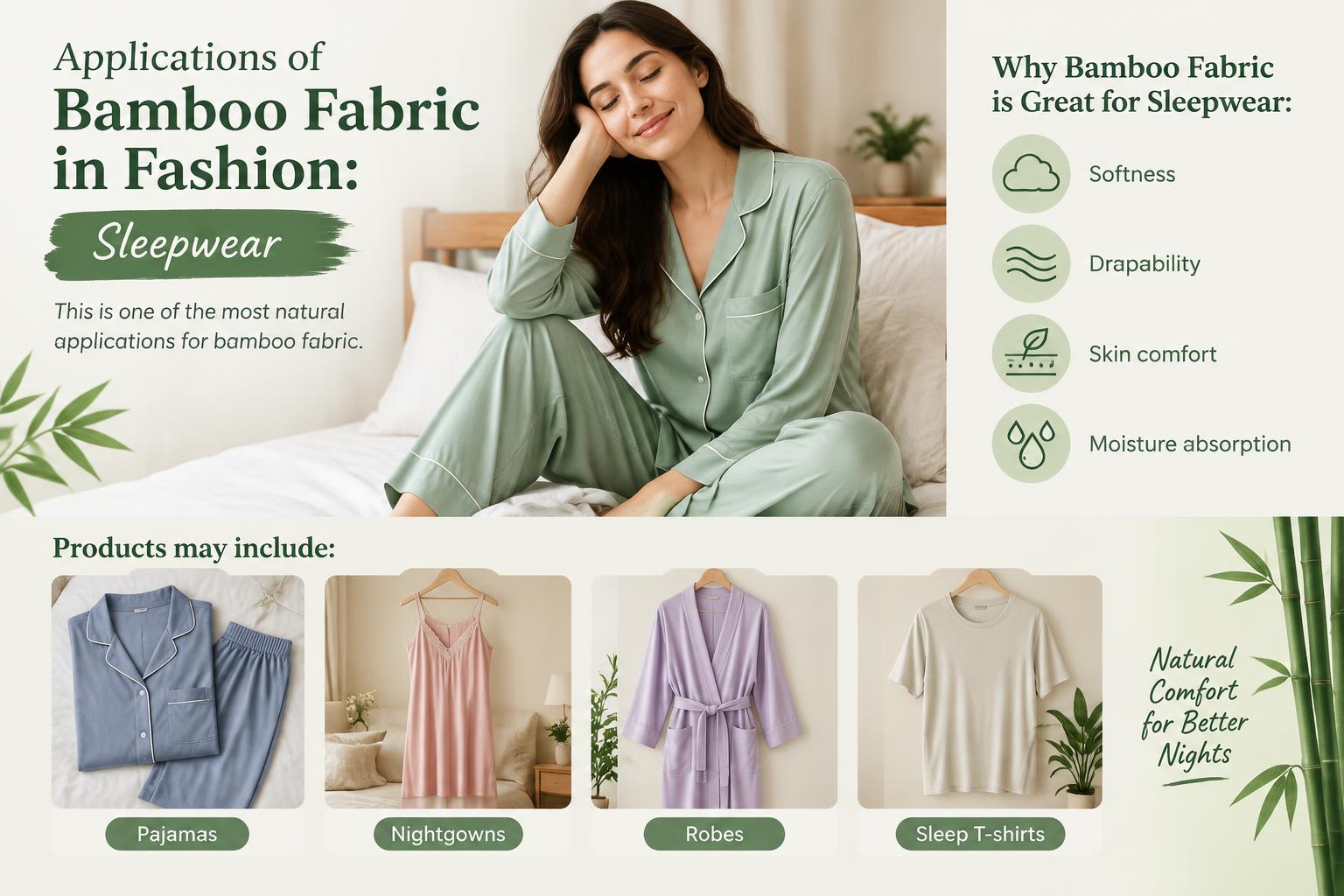 Applications of Bamboo Fabric in Fashion Sleepwear