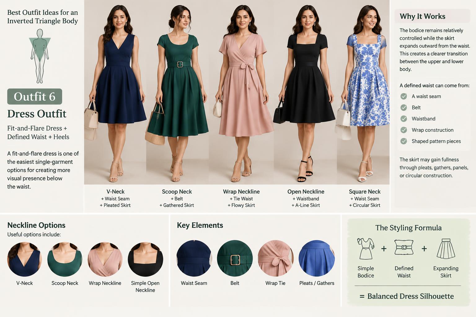 Best Outfit Ideas for an Inverted Triangle Body Outfit 6 Dress Outfit 1 1