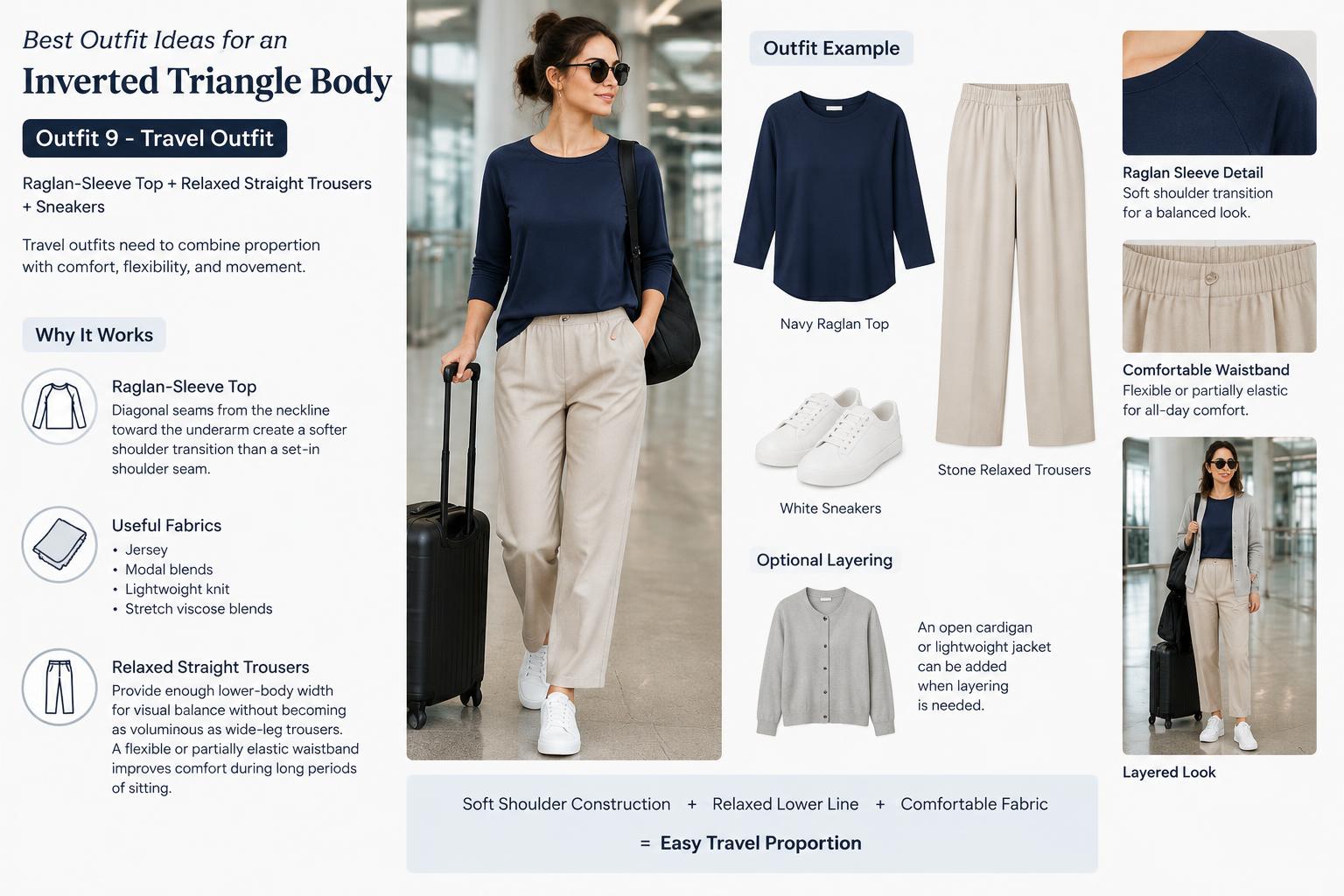 Best Outfit Ideas for an Inverted Triangle Body Outfit 9 Travel Outfit