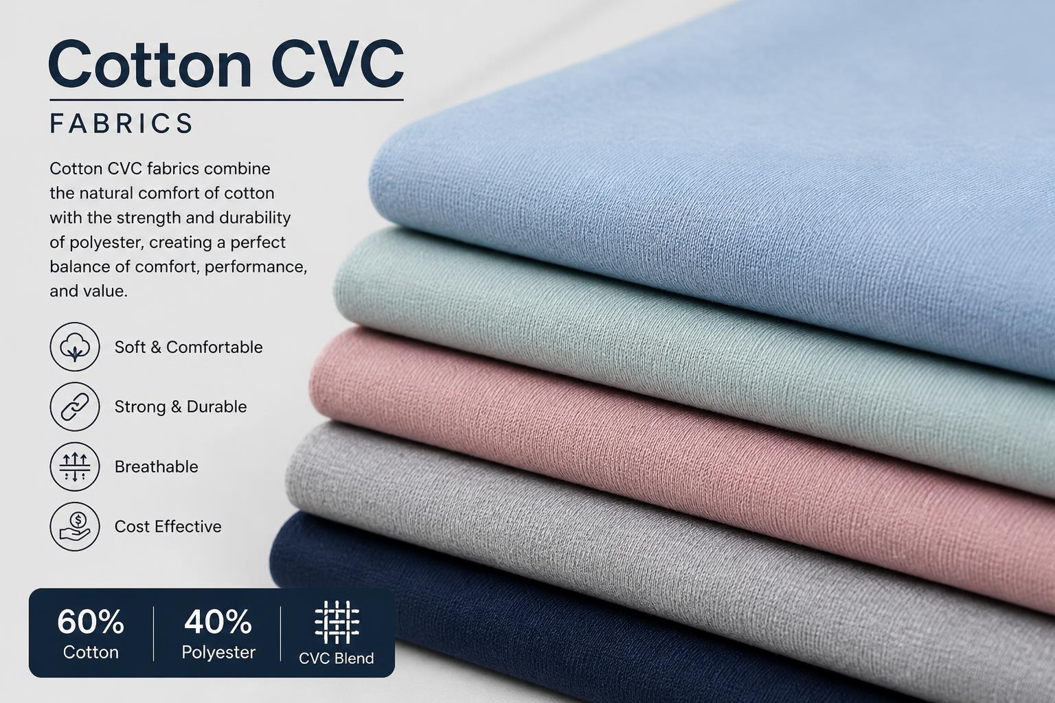 Cotton CVC Fabrics 1
