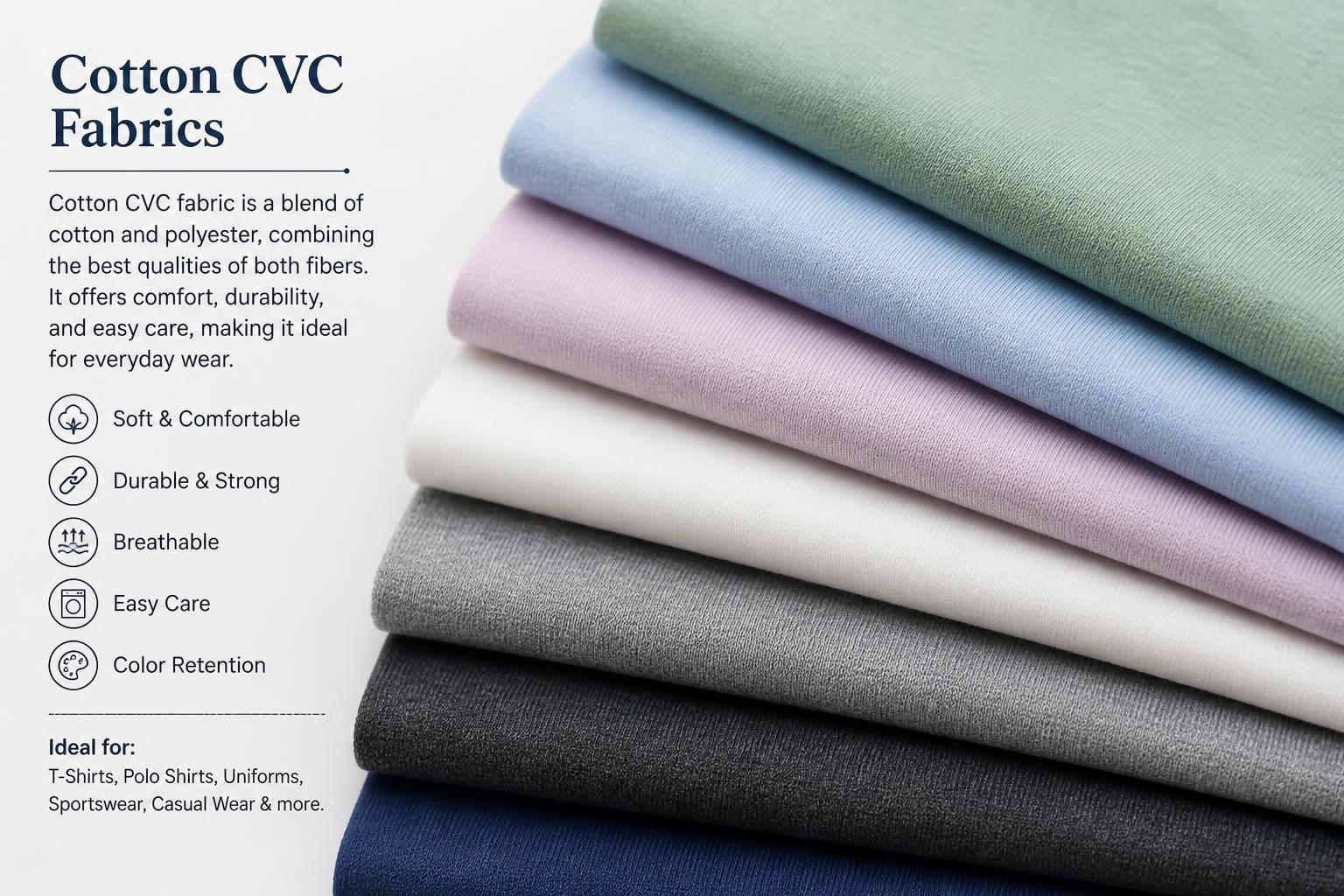 Cotton CVC Fabrics 3