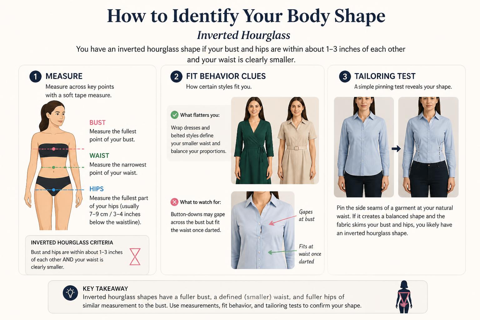 How to Identify Your Body Shape inverted Hourglass