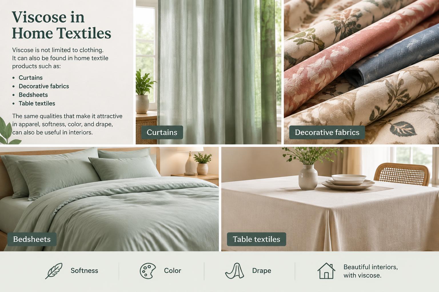 Common Applications Viscose in Home