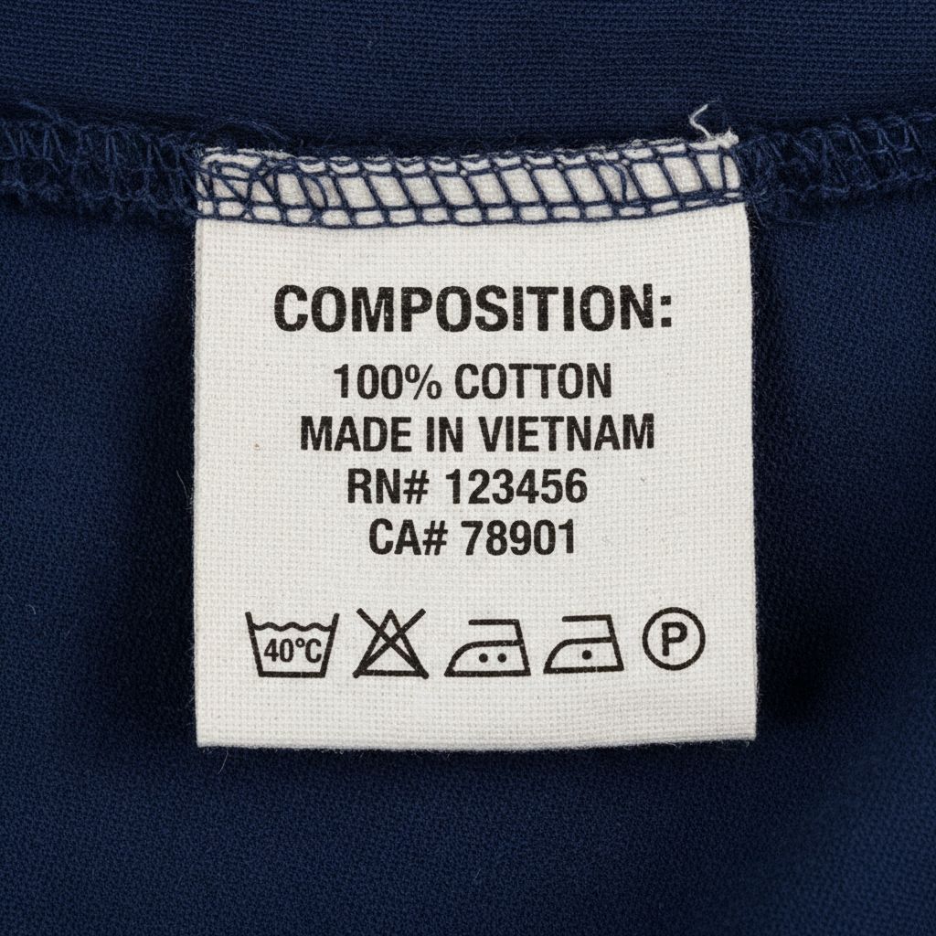 Garment Label Composition Label 1