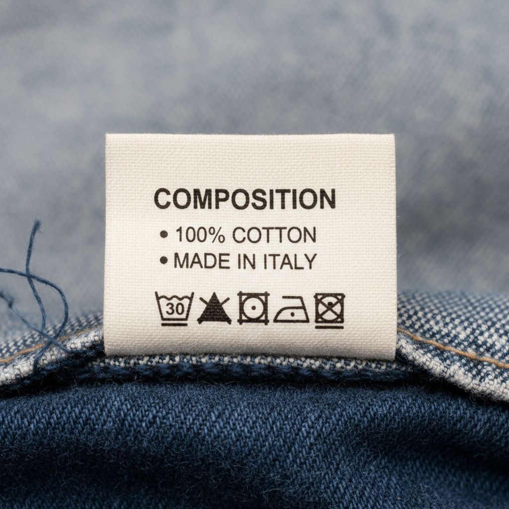 Garment Label Composition Label 2