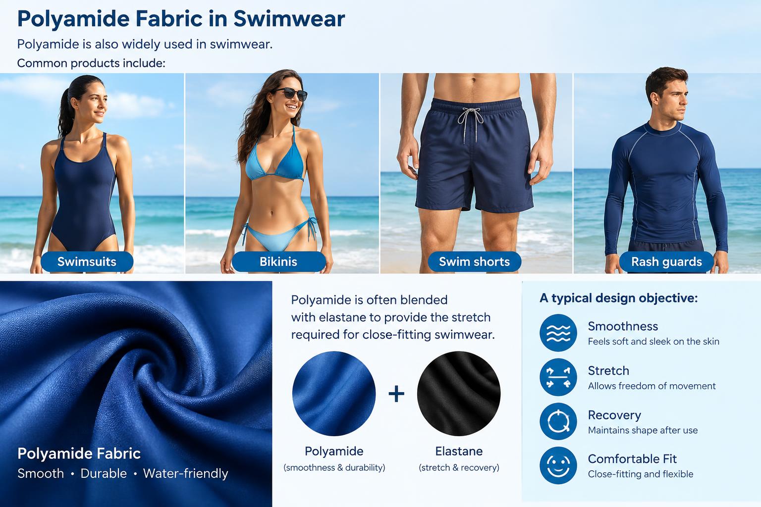 Polyamide Fabric in Swimwear