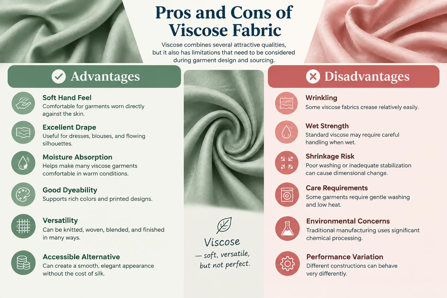 Pros and Cons of Viscose Fabric