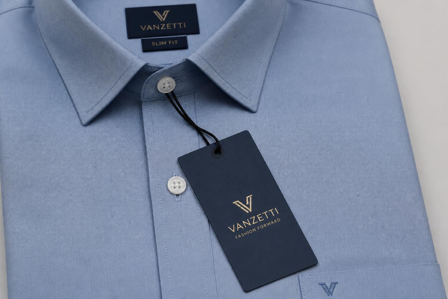 Swing Tags attachment in to fashion shirt 1