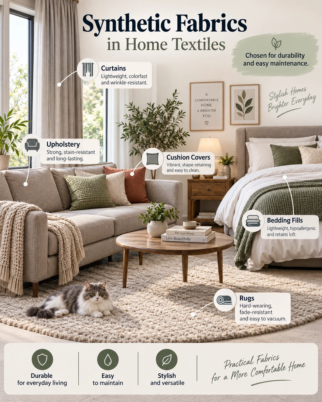 Synthetic Fabrics in Home