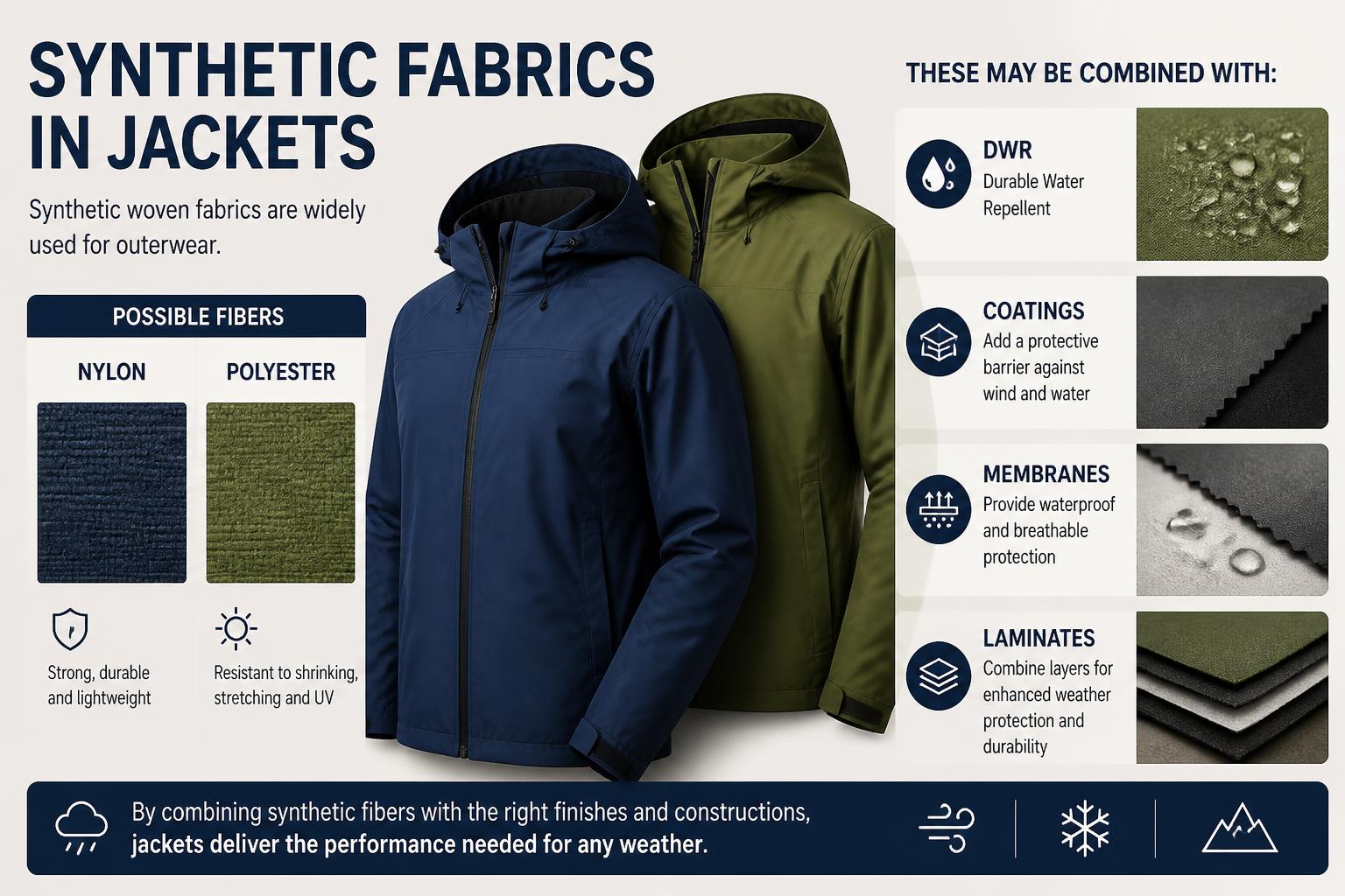 Synthetic Fabrics in Jackets
