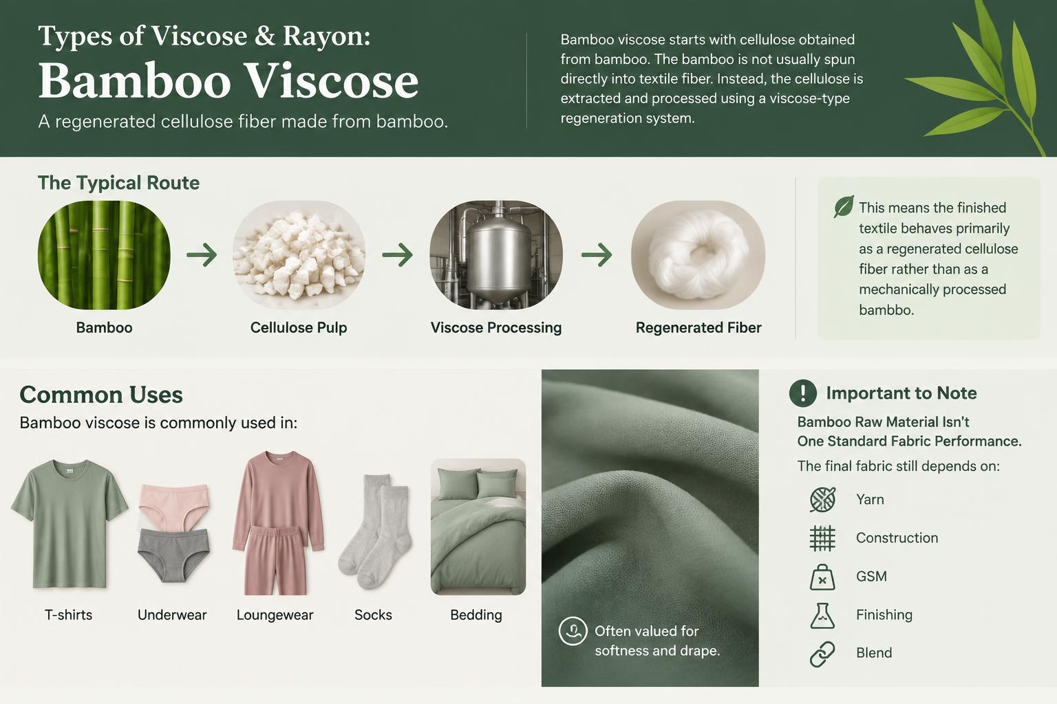 Types of Viscose Rayon Bamboo Viscose 2