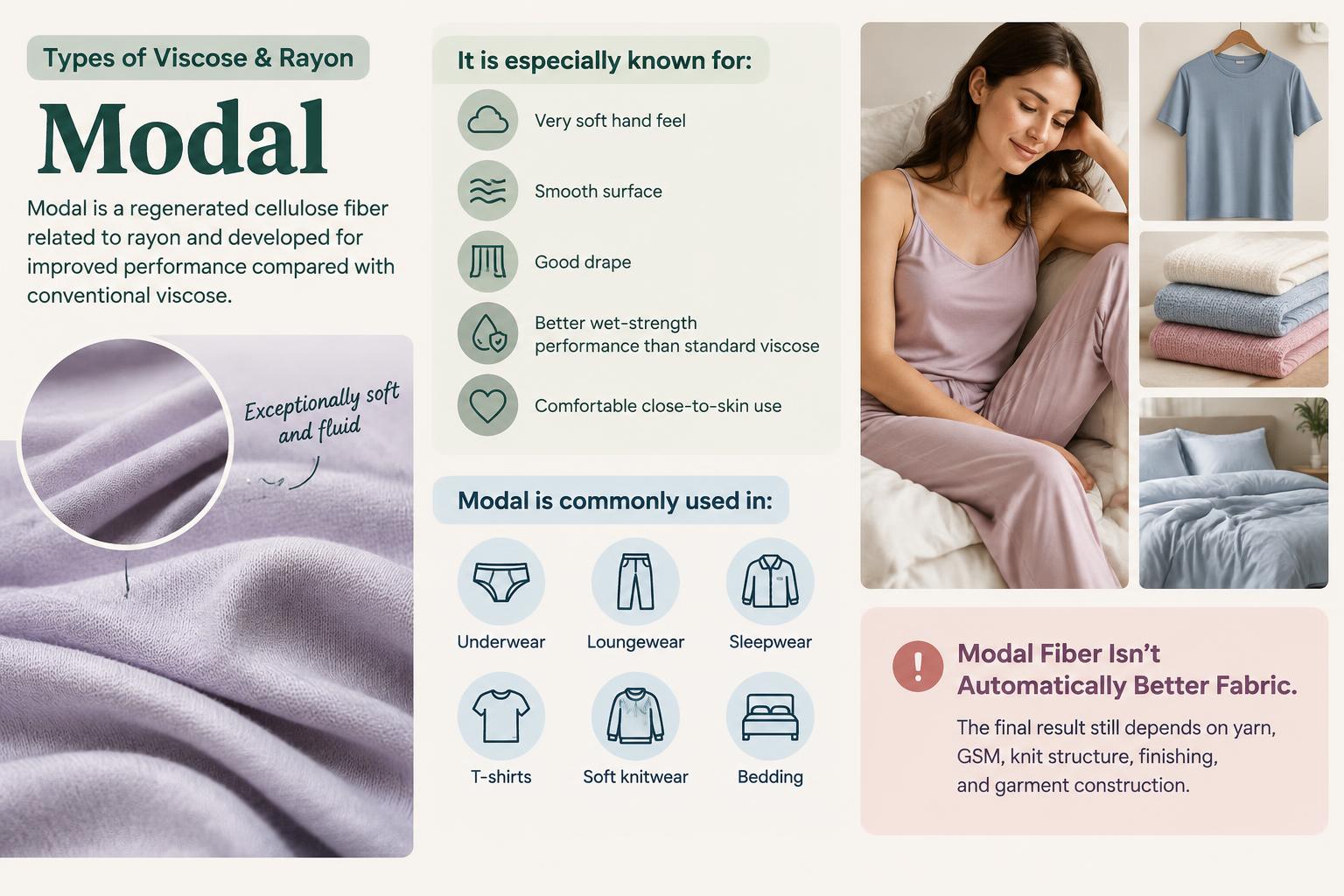 Types of Viscose Rayon Modal