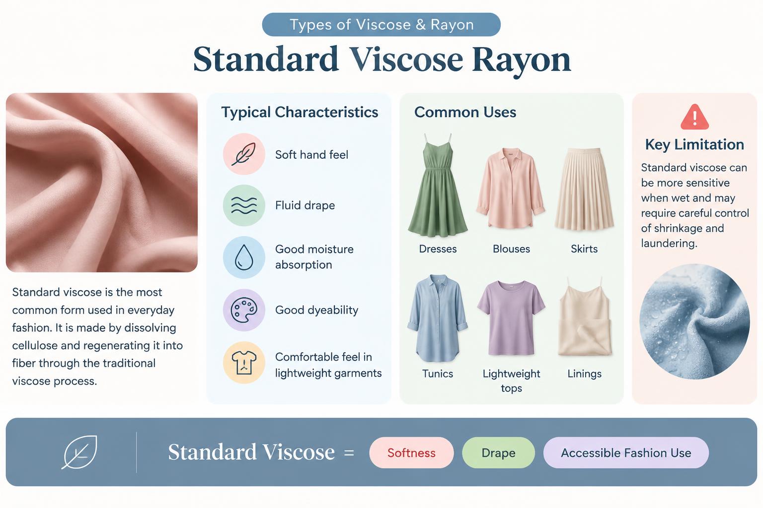 Types of Viscose Rayon Standard Viscose Rayon