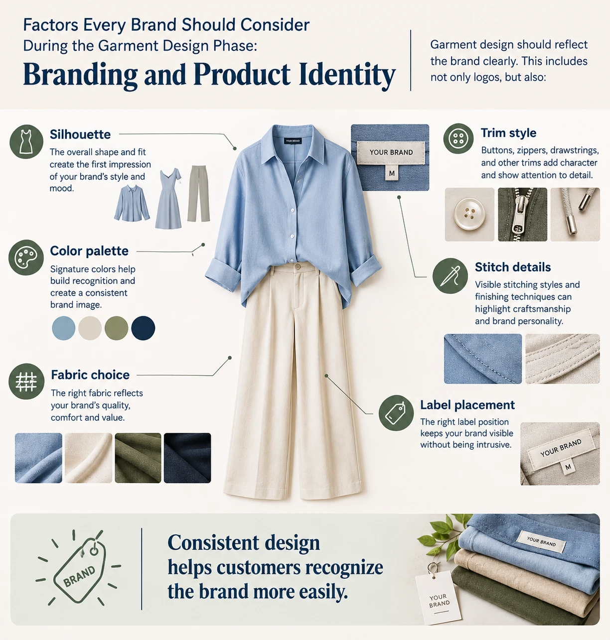 Factors Every Brand Should Consider During the Garment Design Phase Branding and Product Identity