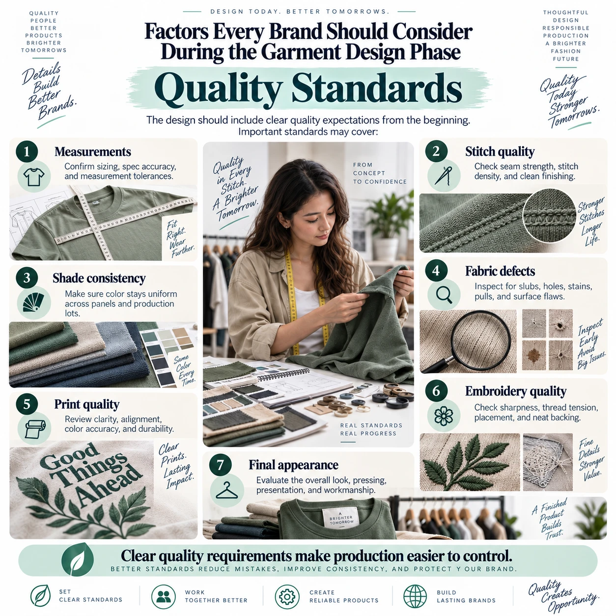 Factors Every Brand Should Consider During the Garment Design Phase Quality Standards