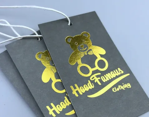 Foil printing tag