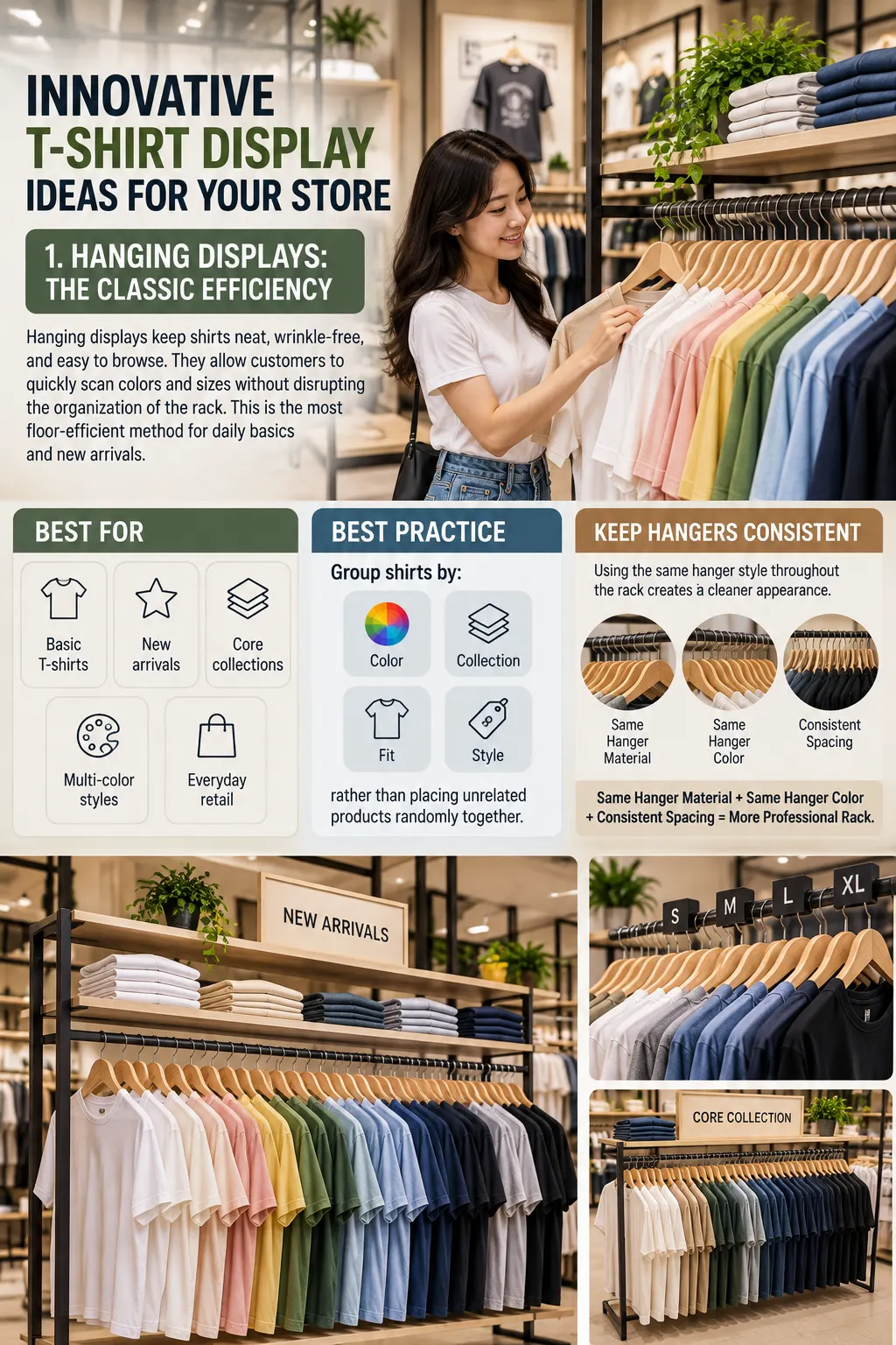 Innovative T Shirt Display Ideas for Your Store