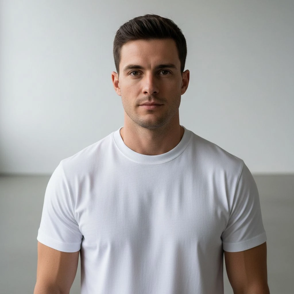 Crew Neckline T Shirts 5