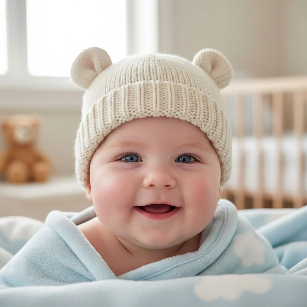 Baby hats wear by baby 2