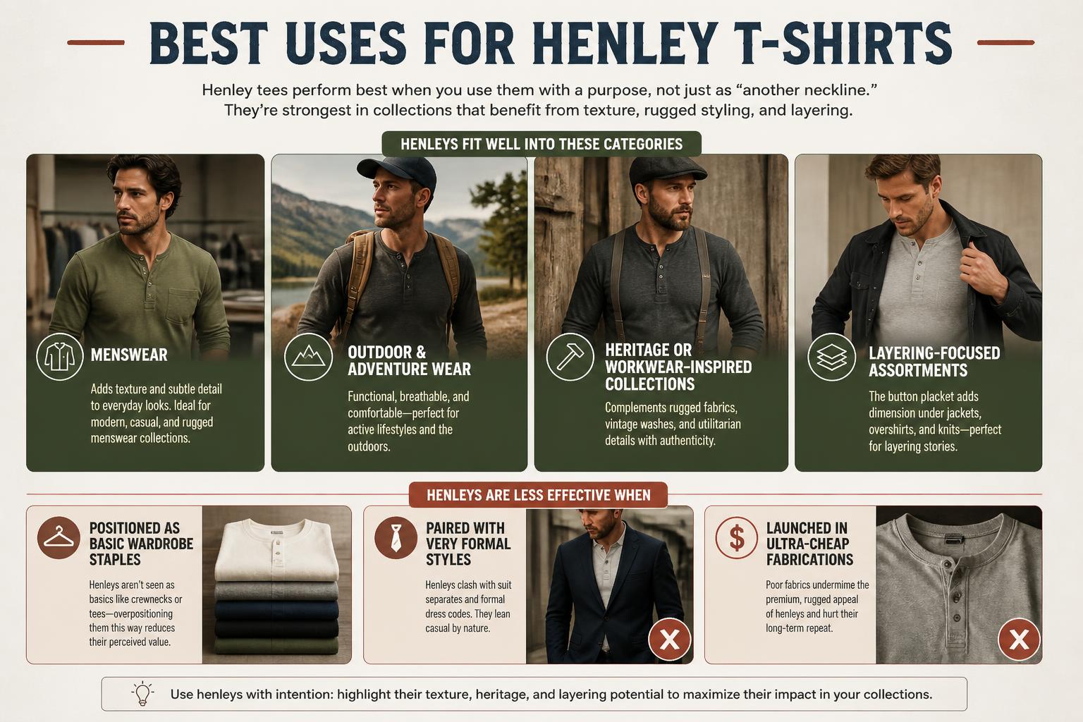Best Uses for Henley T Shirts