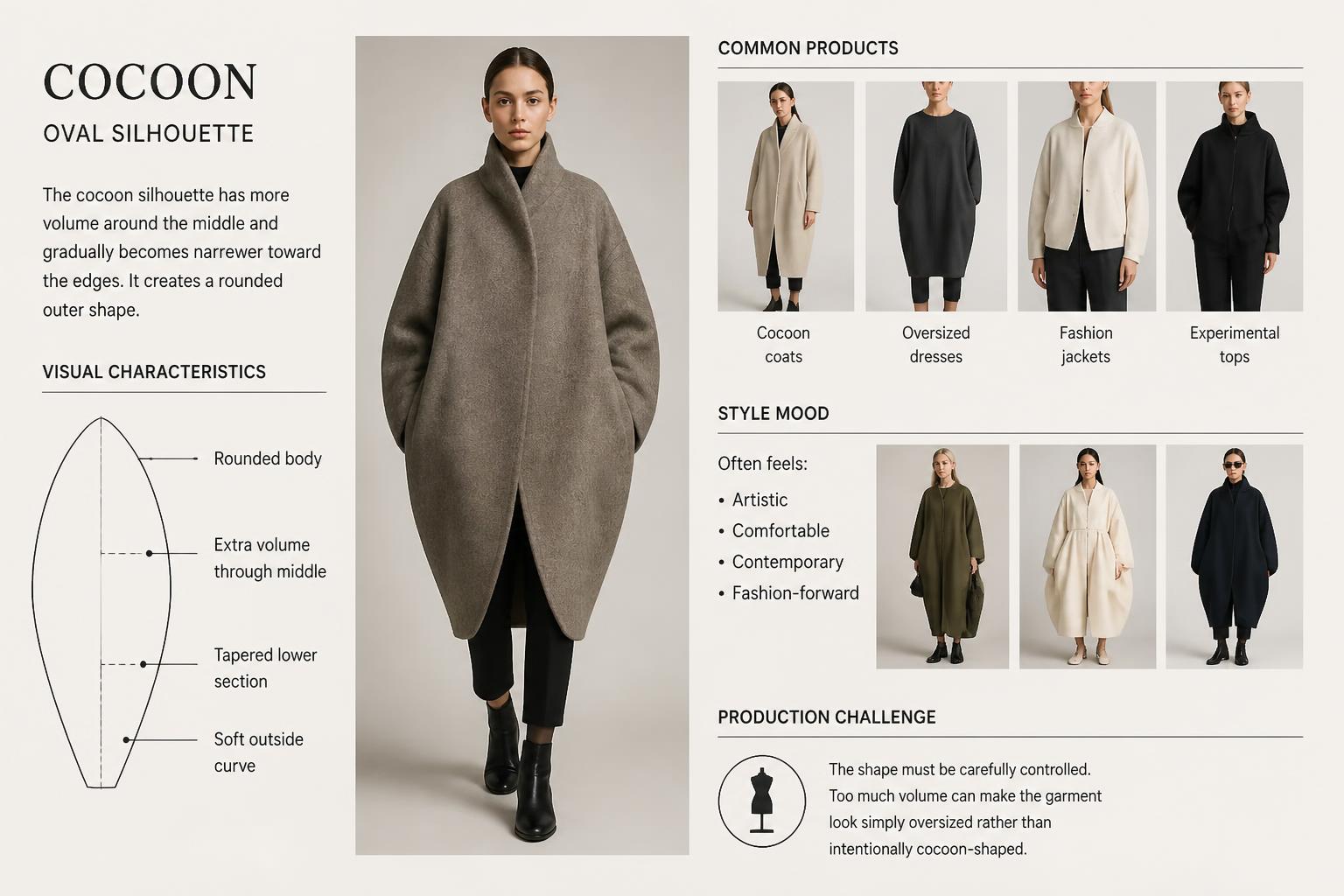 Cocoon Oval Silhouette