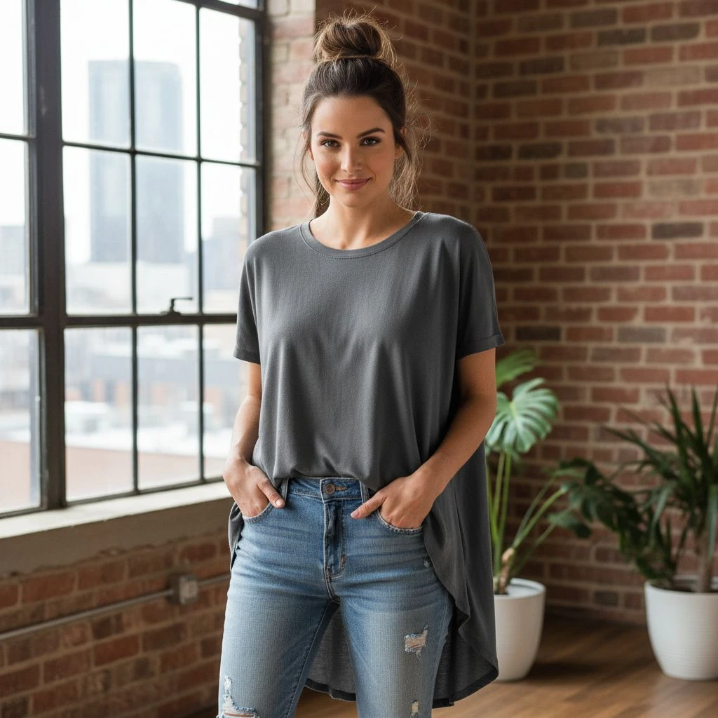 Droptail T shirt for women 4