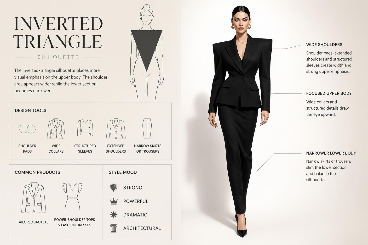 Inverted Triangle Silhouette