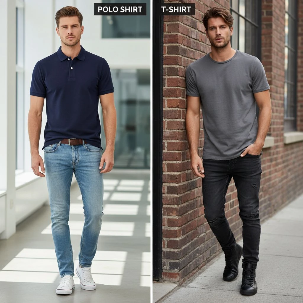 Polo Shirt vs T Shirt COMPARE 14