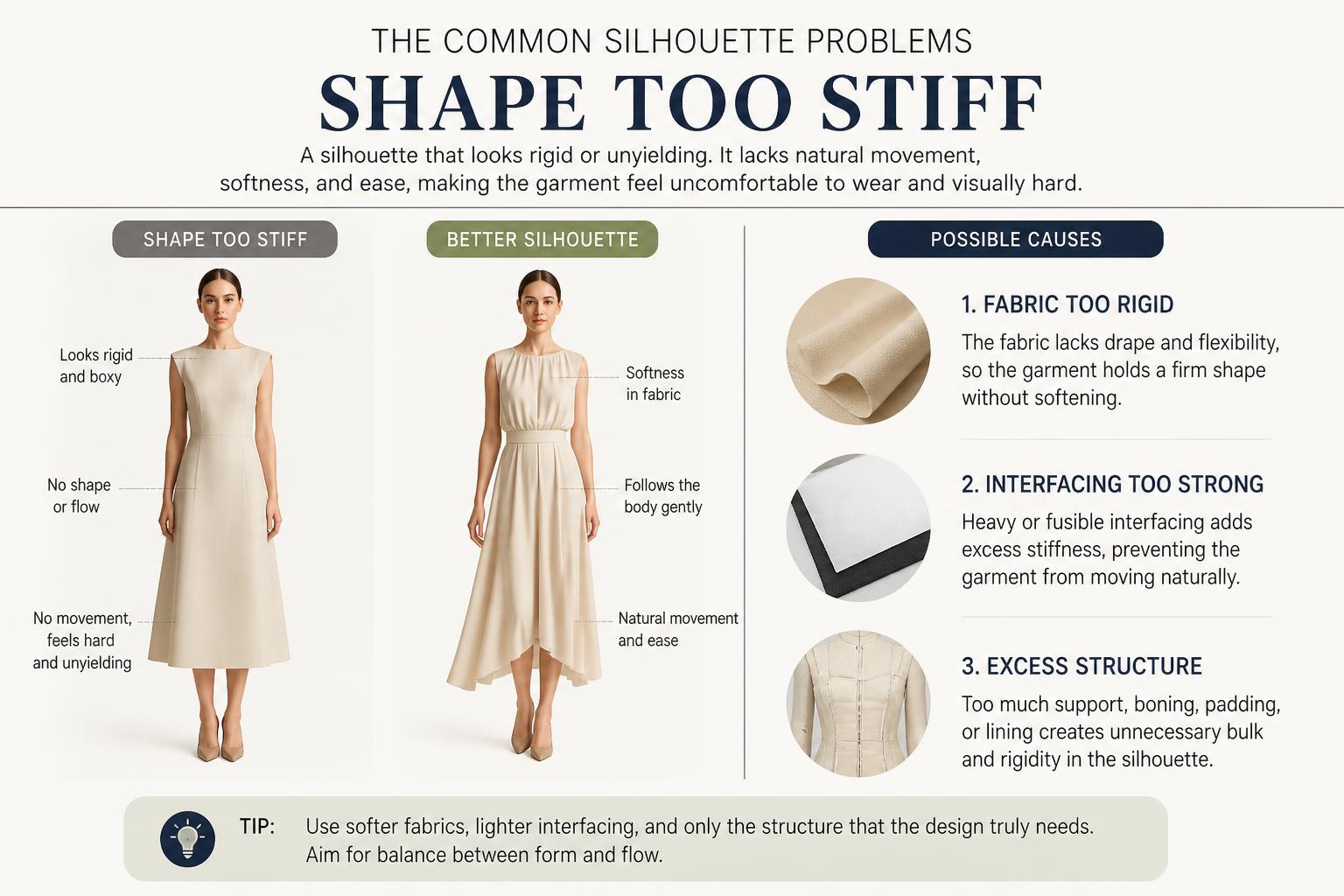 The Common Silhouette Problems Shape Too Stiff