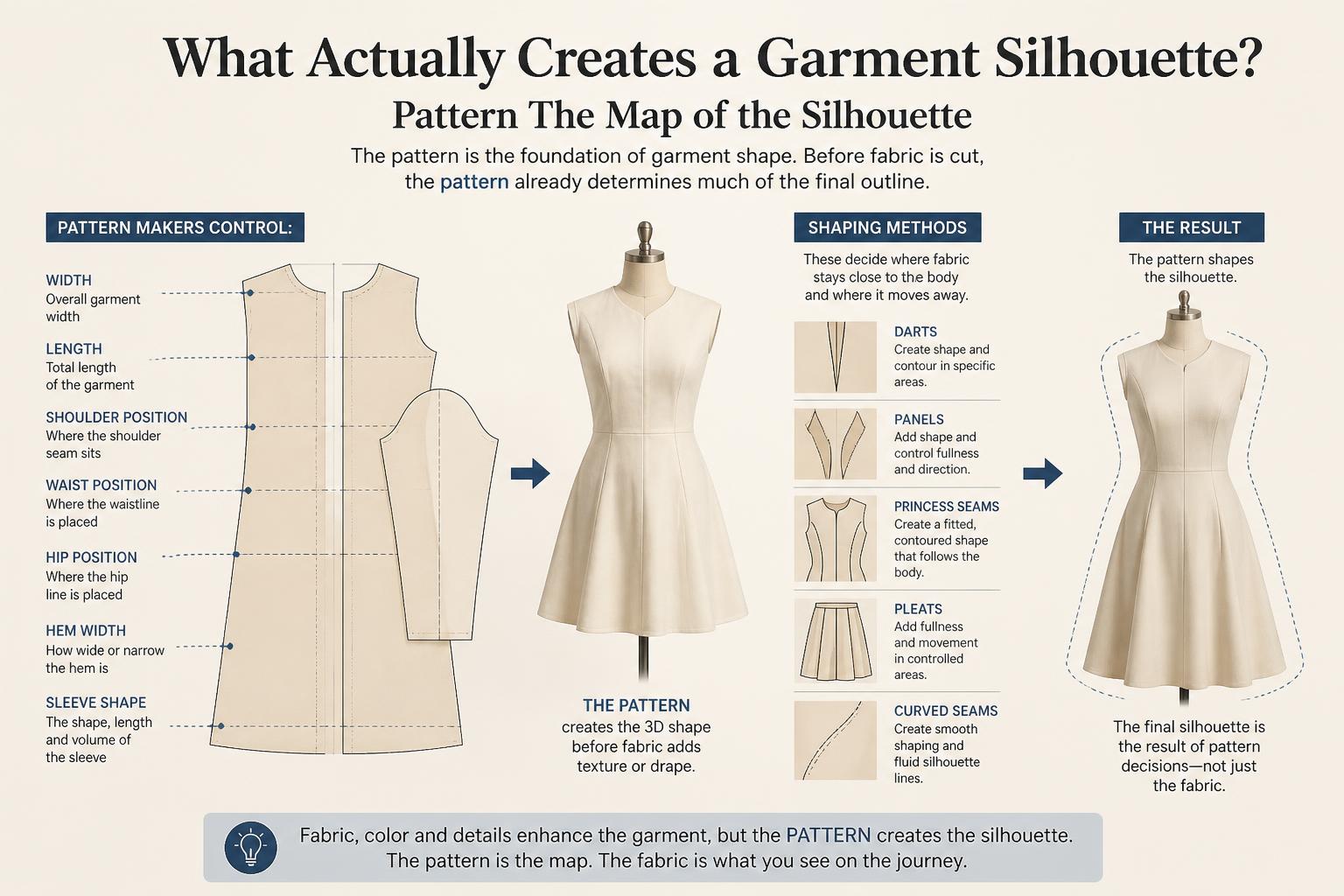 What Actually Creates a Garment Silhouette Pattern The Map of the Silhouette