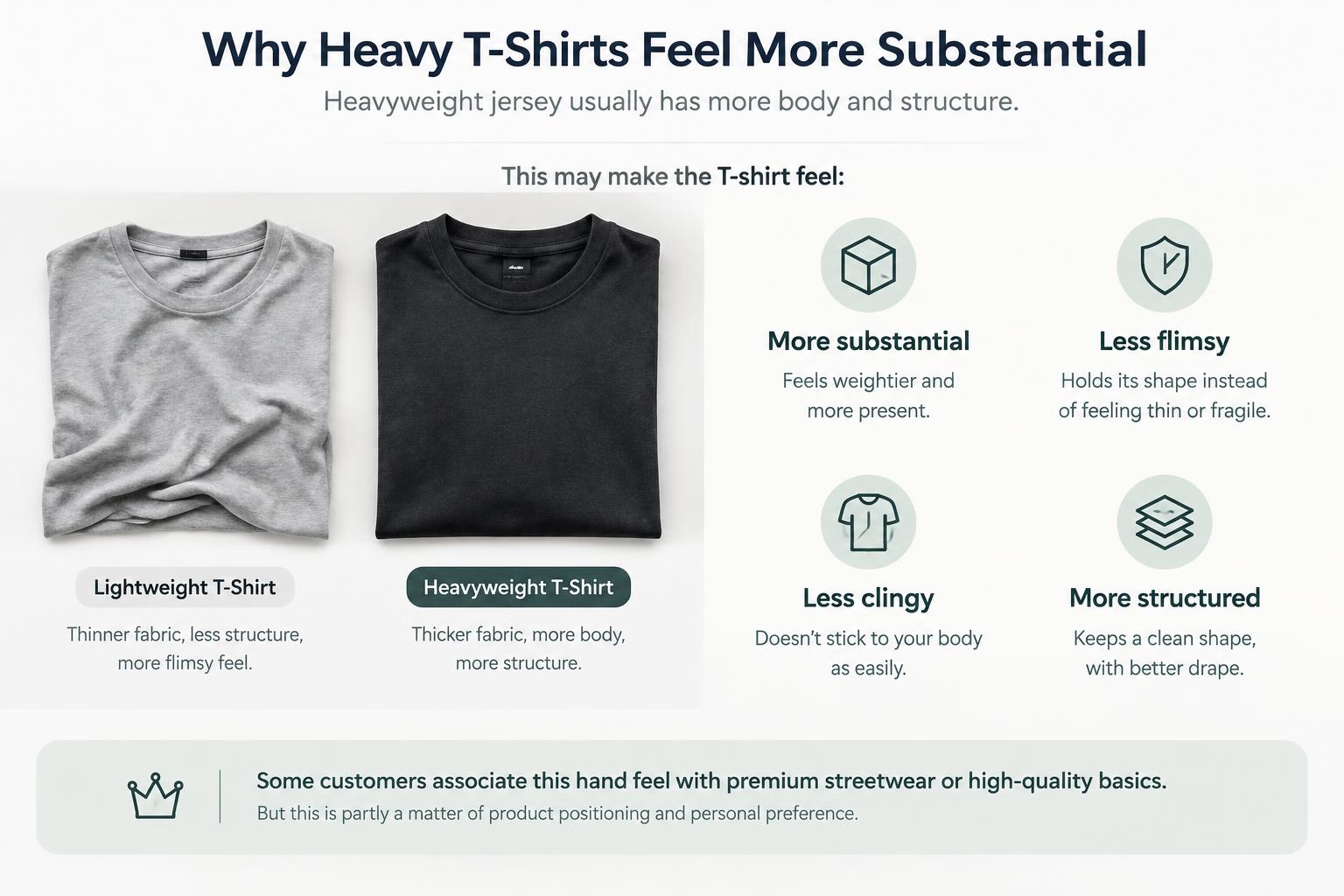 Why Heavy T Shirts Feel More Substantial