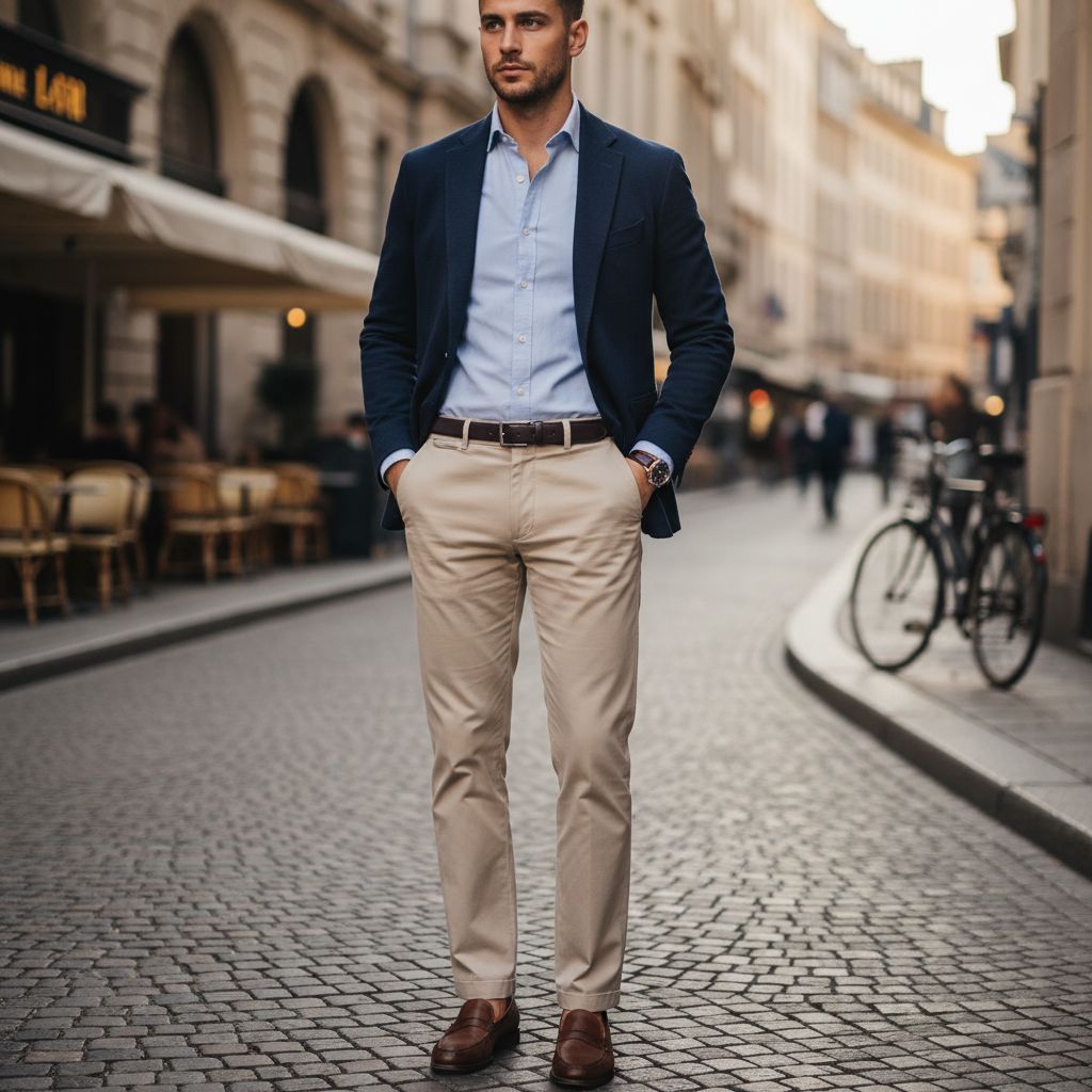 10 Trending Pants for Men Looking to Upgrade Your Wardrobe Clean Straight Leg Chinos 2