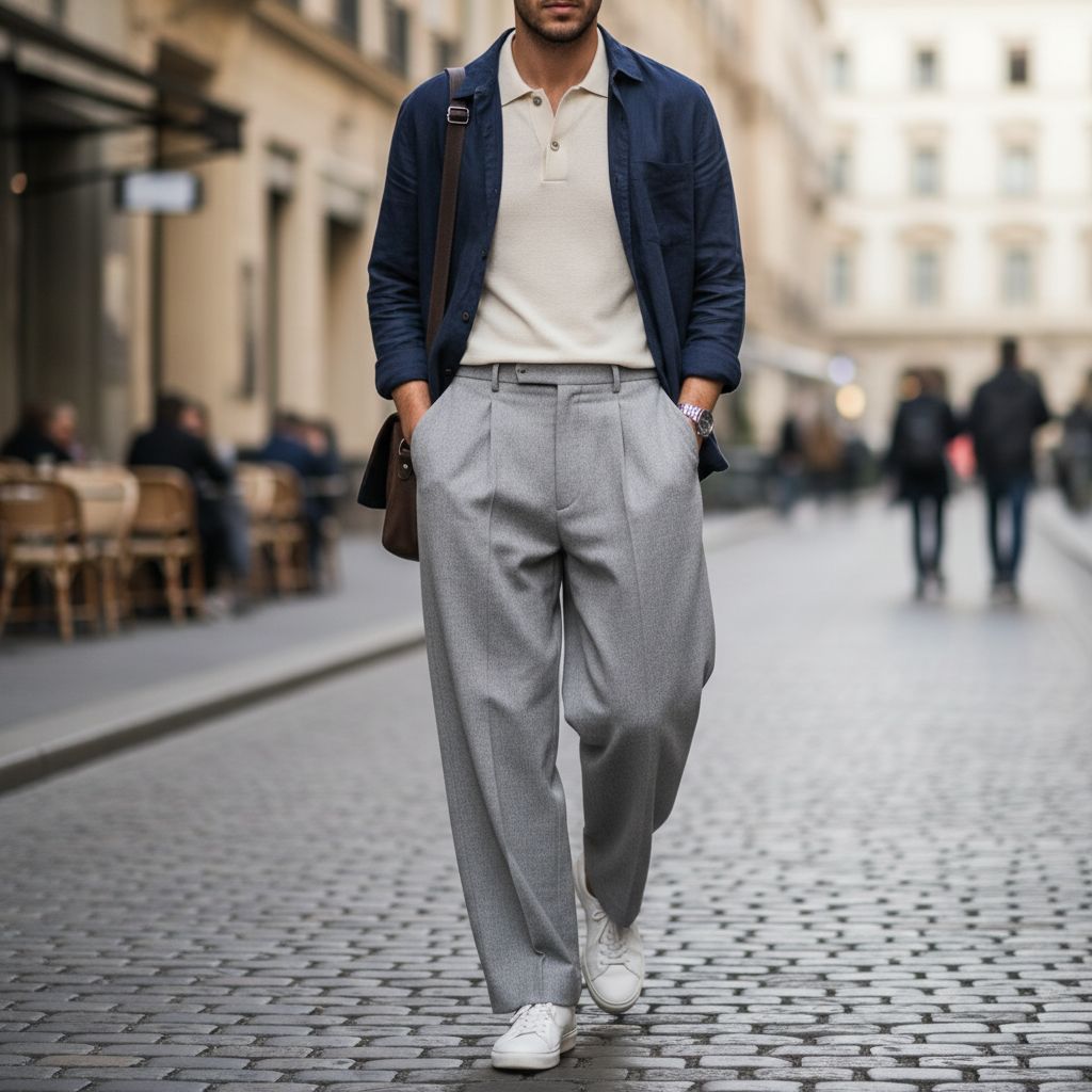 10 Trending Pants for Men Looking to Upgrade Your Wardrobe Pleated Wide Leg Trousers