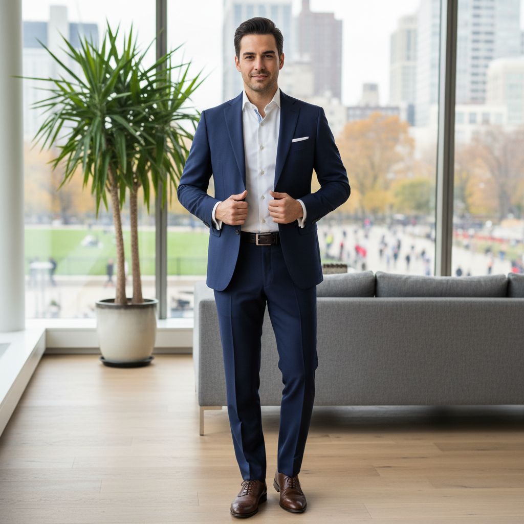 5 Popular Suit Color Combos for Men Navy Blue White