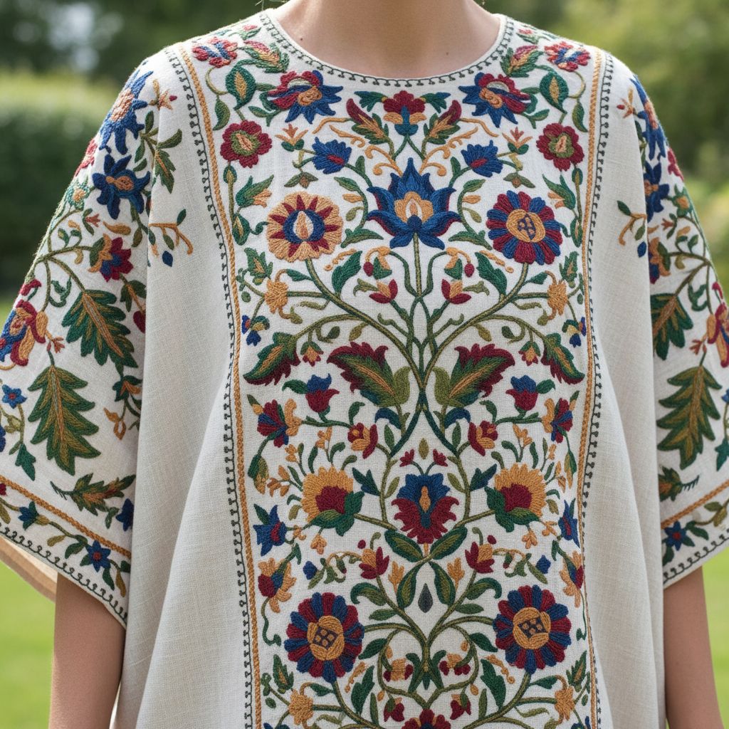 Embroidery Used in Garments Industry Crewel Embroidery 2