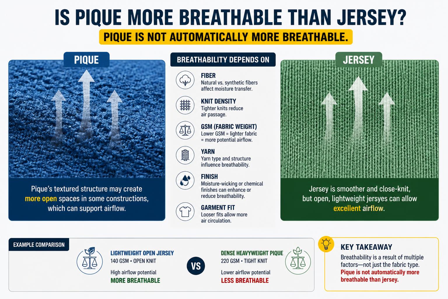 Is Pique More Breathable Than Jersey