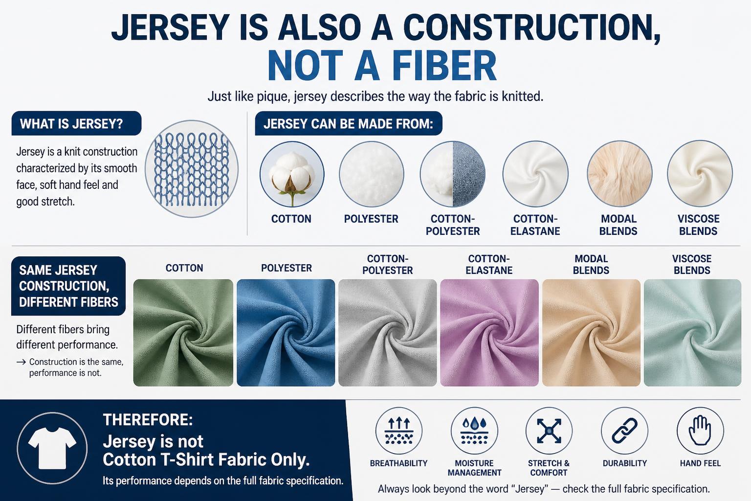Jersey Is Also a Construction Not a Fiber