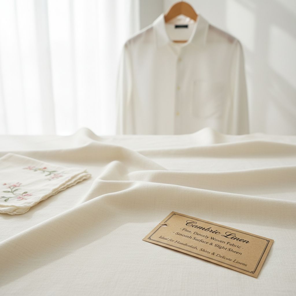 Linen Fabric Types by Weave Cambric Linen