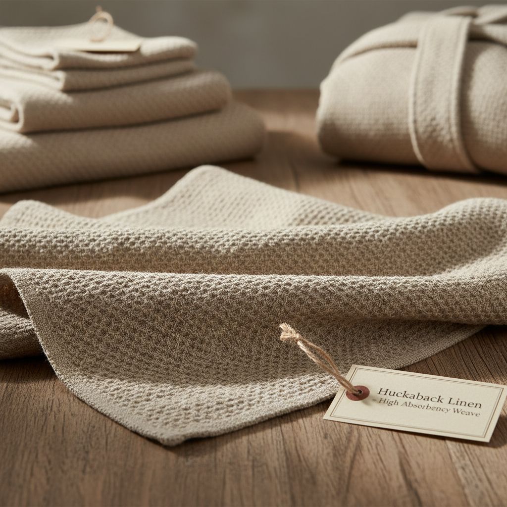 Linen Fabric Types by Weave Huckaback Linen