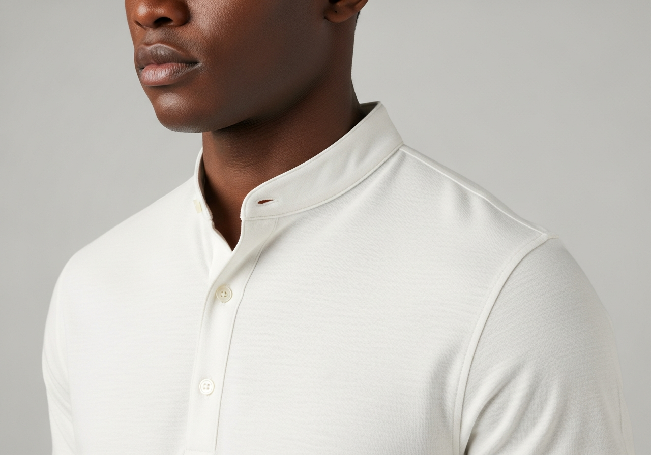 Mandarin Collar Polo A Modern Twist on the Classic Polo Shirt 8