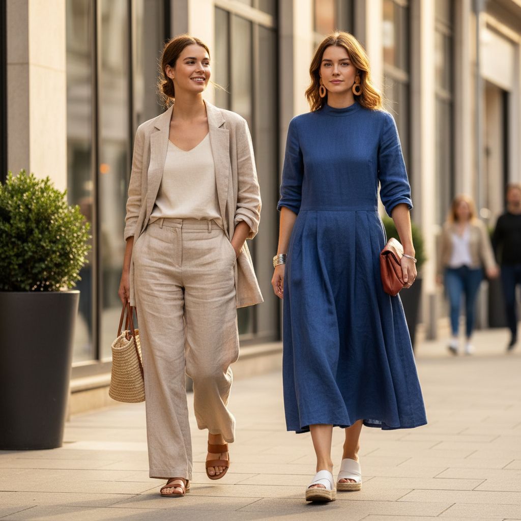 Modern Linen Cloth wear by Women 8