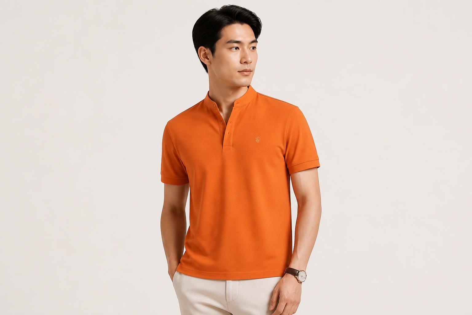 Open Mandarin Polo
