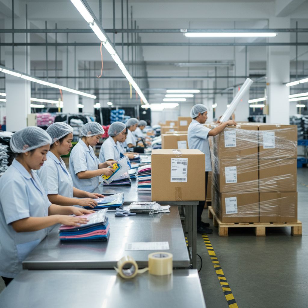 Packing cloth in garment industry 2