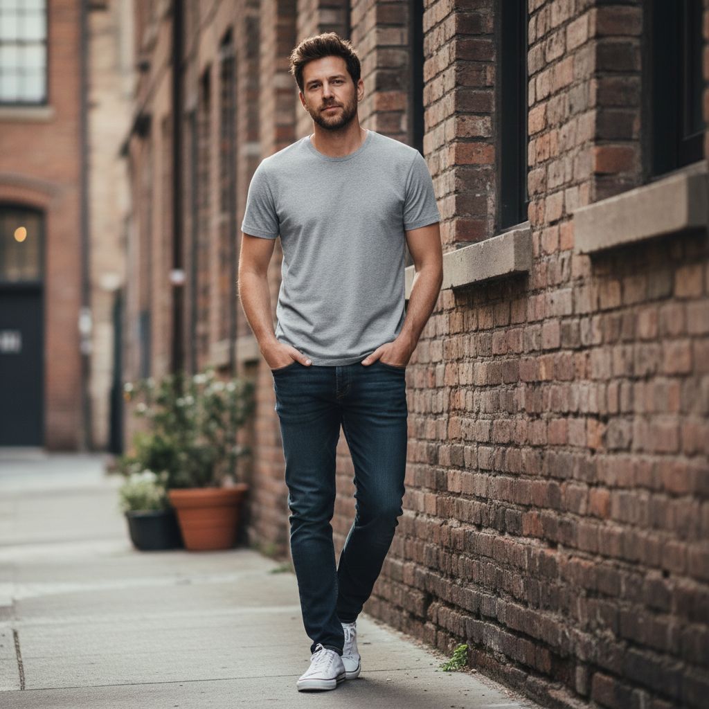 Plain T Shirt wear by men 1