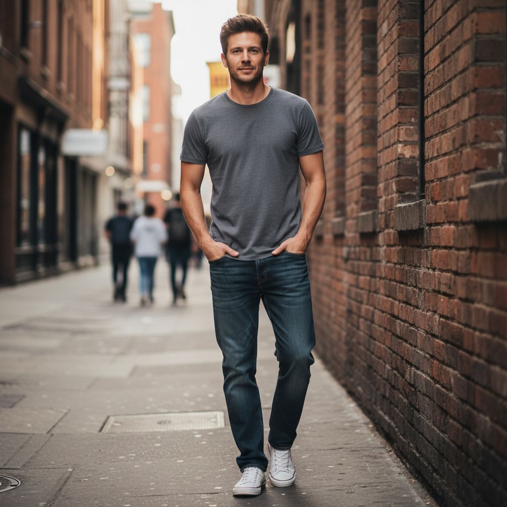 Plain T Shirt wear by men 2