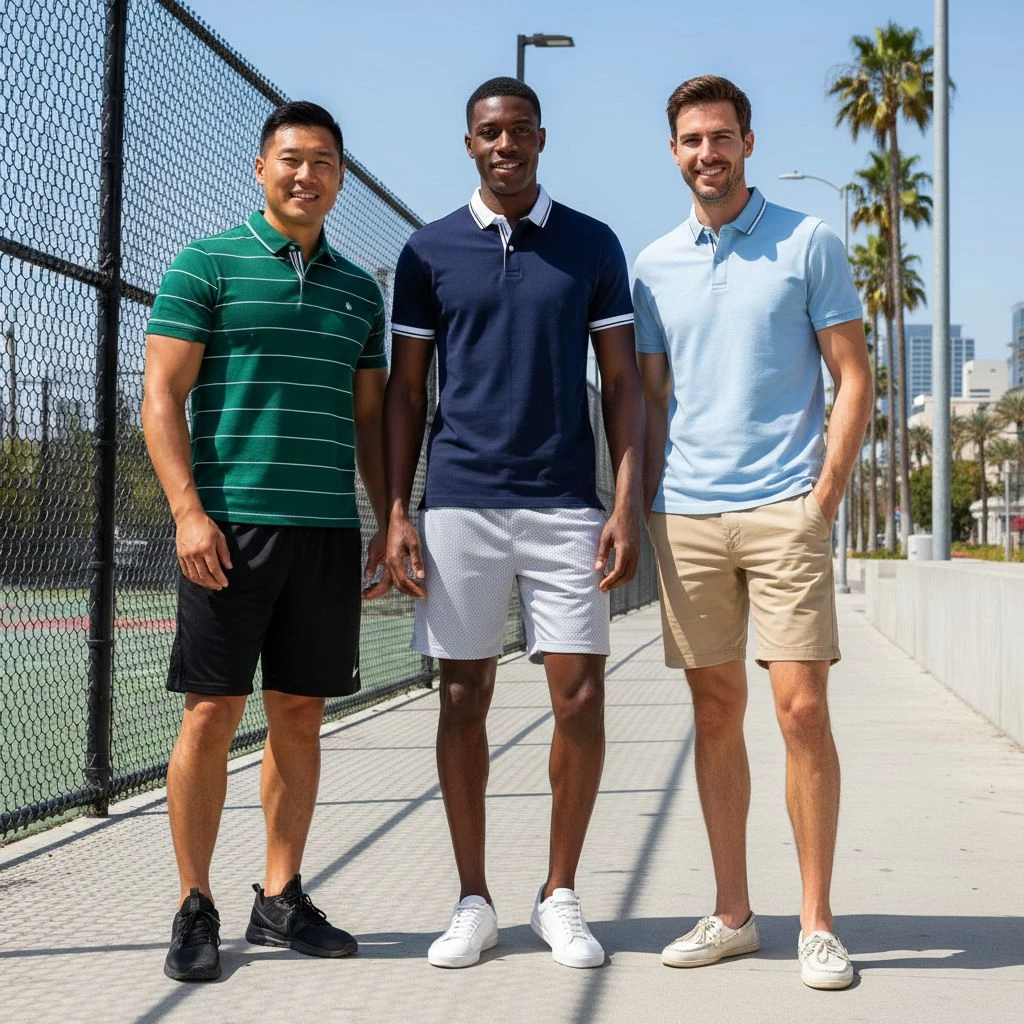 Polo Shirts and Sports Shorts Fashion for Men 1