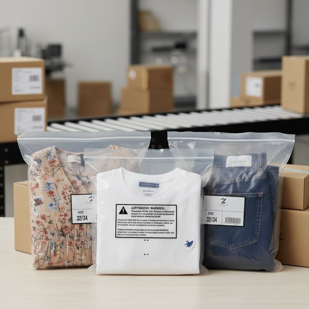 Poly Bags in the Apparel Industry Poly Bags with Flap 3