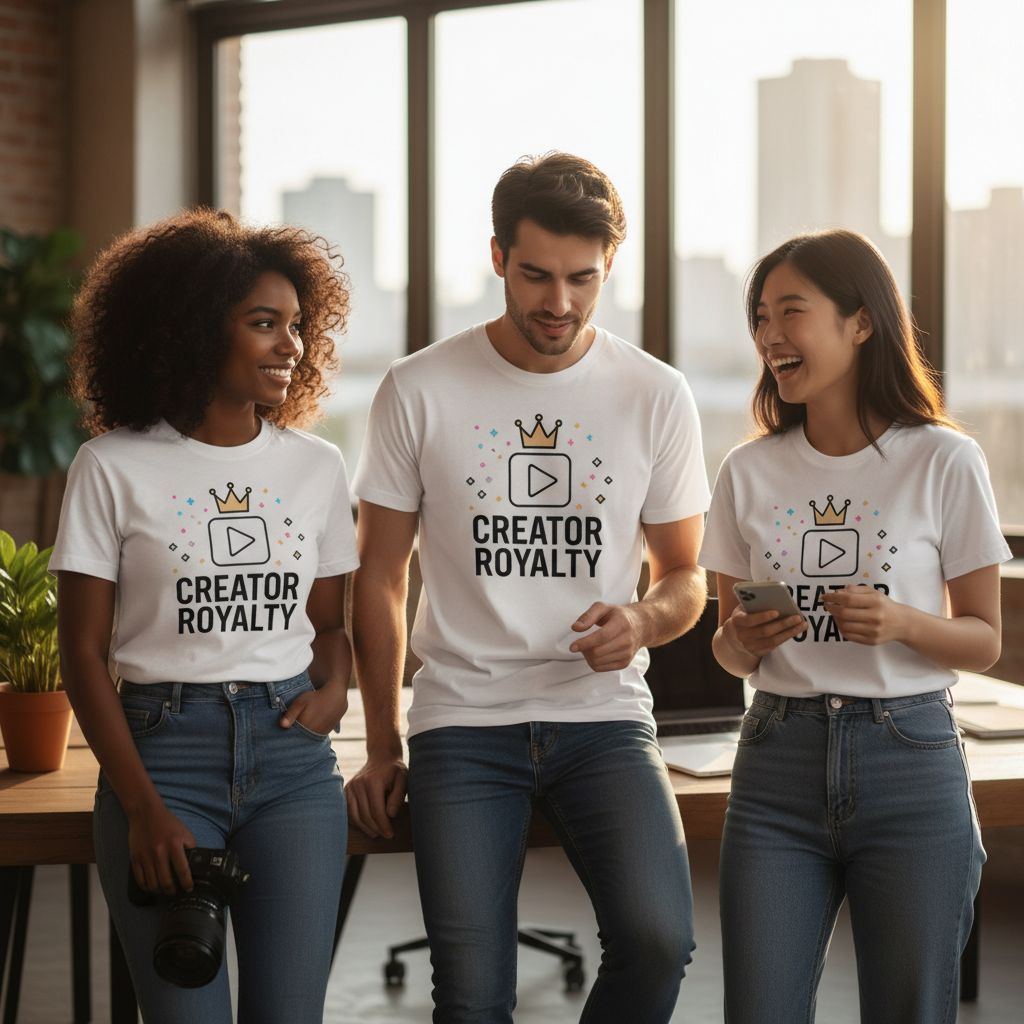T Shirts to Influencers Creators or Brand Fans 1