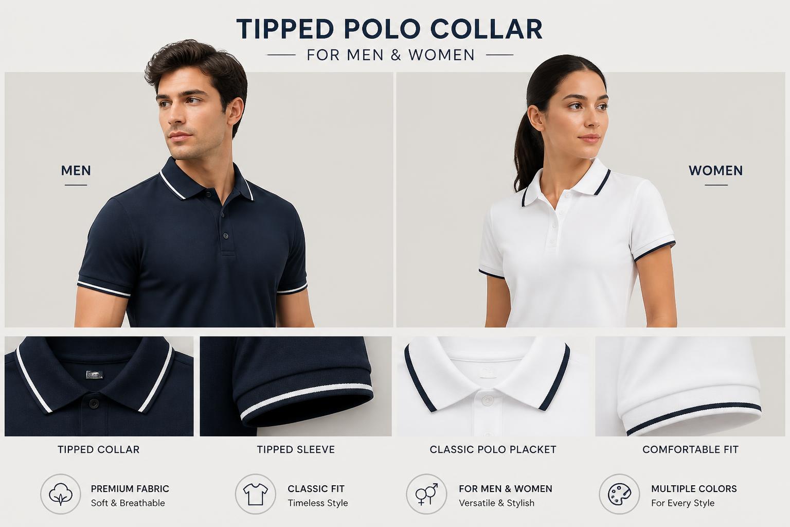 Tipped Polo Collar A Small Detail with a Strong Heritage Feel 2